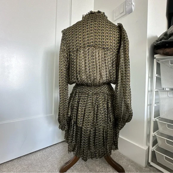 Zadig & Voltaire Rulie Chiffon Mini Dress womens size small NWOT - Picture 8 of 15